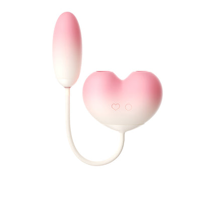 Peach Dolphin Sucking Licking Vibrator App Control Sex Massager  - Pink - image 0