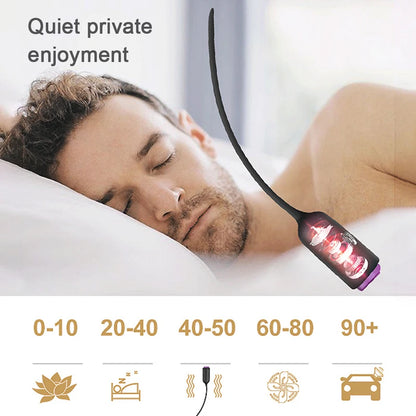Vibrating Penis Plug Urethral Dilator Stimulate Ejaculation Delay Sounding - image 2