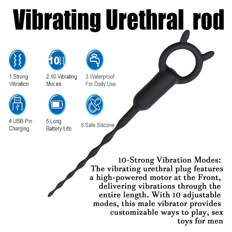 11.22'' Smooth Vibrating Urethral Sound - image 4
