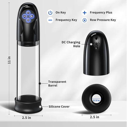 Electric Penis Vacuum Pump 5 Suction Modes Penis Enlargement Pump - image 4