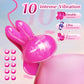 FluffyPulse Bunny – Hanging Rabbit Nipple Vibrator - image 4