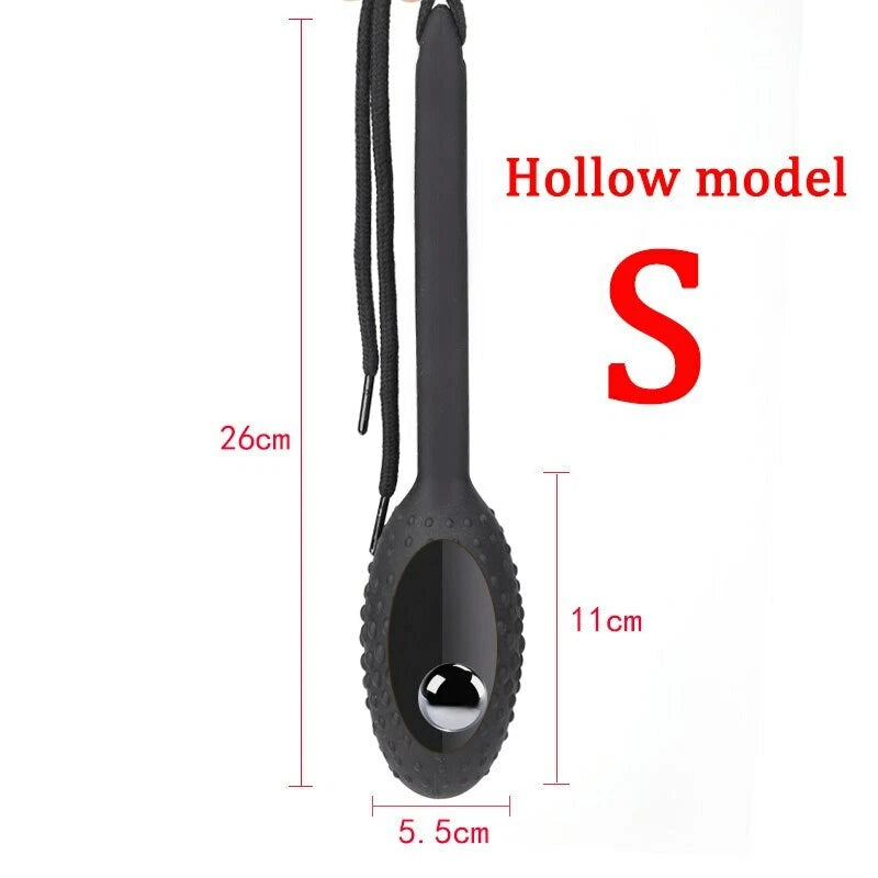 Anal Plug With Rolling Ball - S-Black - image 2