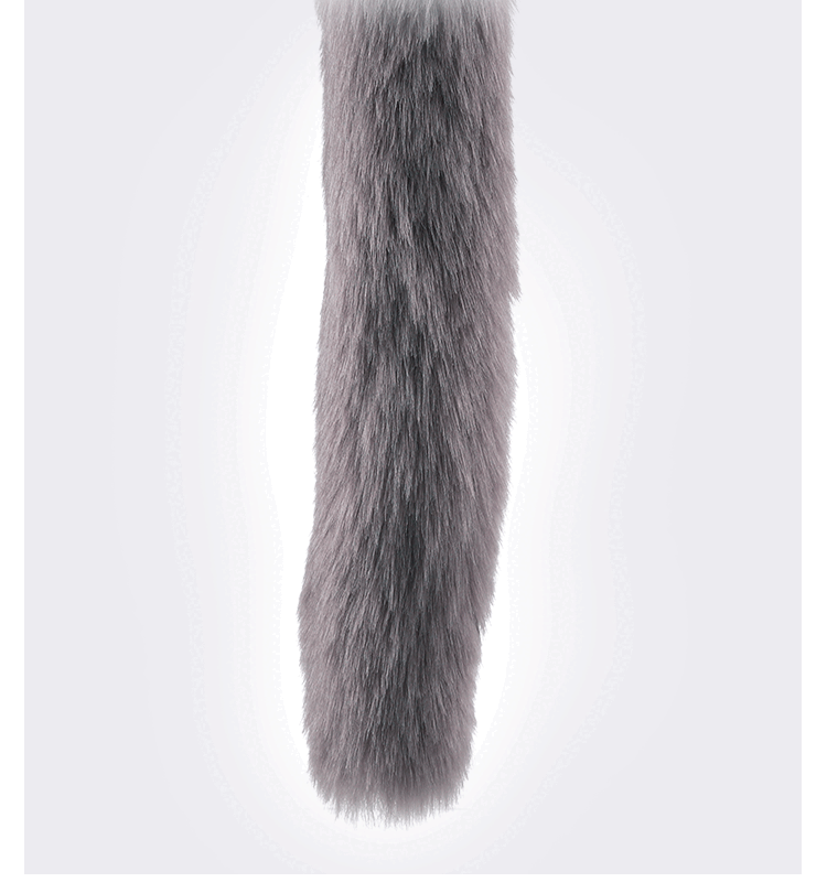 Vibrating Foxy Tail Silicone Anal Plug - image 3