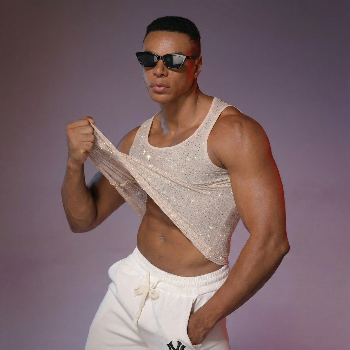 Starluxe Mesh Sparkle Top – Style G - image 20