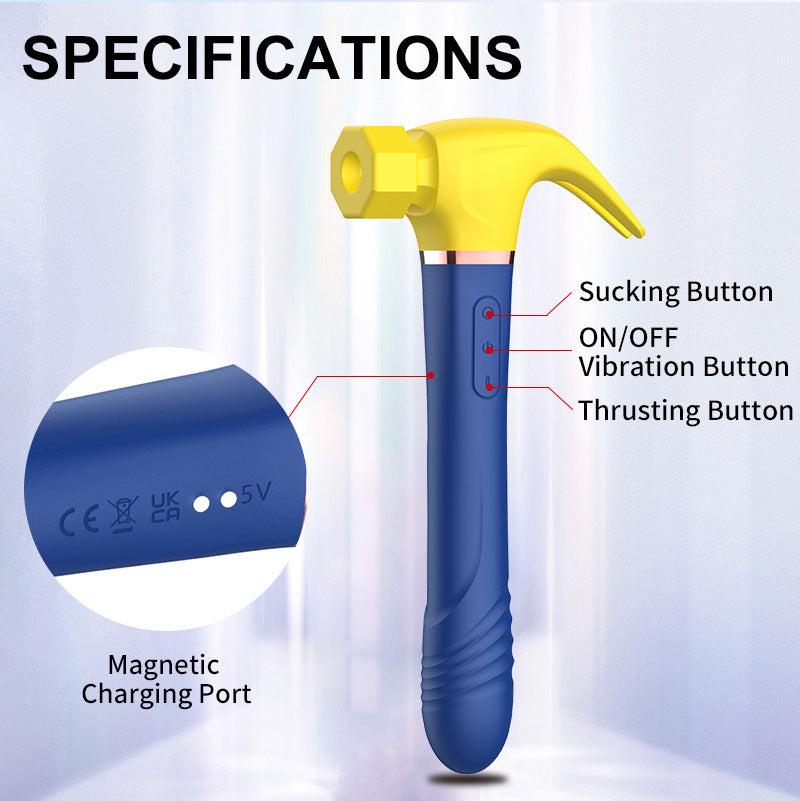 Hammer Toy Clit Sucking Vibrator for Women - image 1