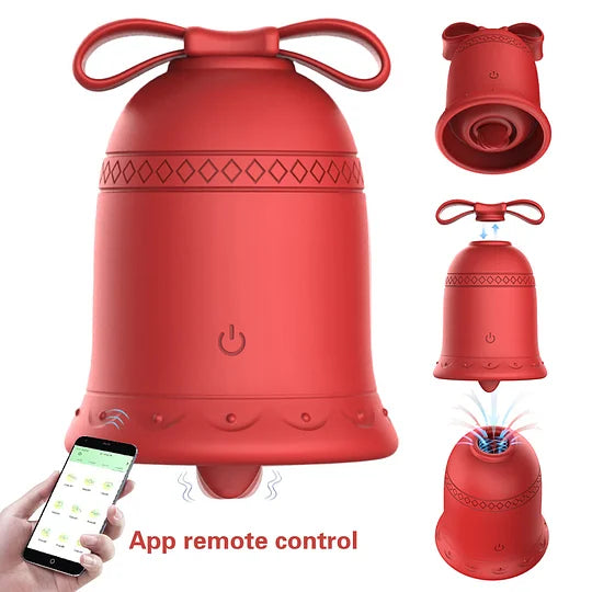 Bellova – 10-Mode Vibe Egg Bell Vibrator - Red - image 8