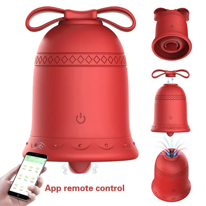 Bellova – 10-Mode Vibe Egg Bell Vibrator - Red - image 8