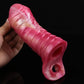 Silicone Large Penis Sleeve Fantasy Monster Sheath Cock Extender - image 1