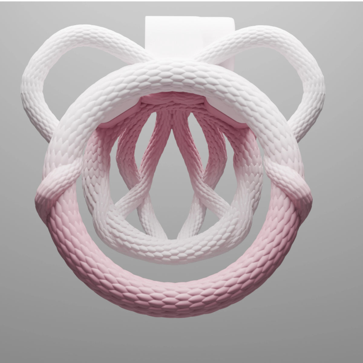 Pink Serpent Chastity Cage - image 2