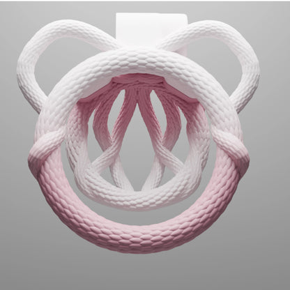 Pink Serpent Chastity Cage - image 2
