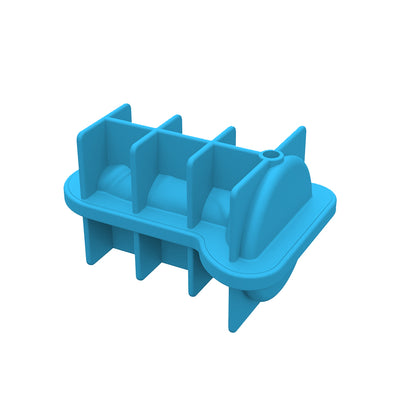 Silicone Ice Cube Mold Funny Genital Penis Shaped Ice Cube Maker - Blue - 10.2x7.3x5.8cm/4.08x2.92x2.32 inch - image 1