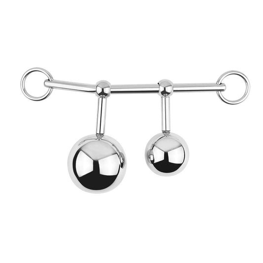Adjustable Stainless Steel Chastity Belt for Women – Double Locking - Silver - image 1