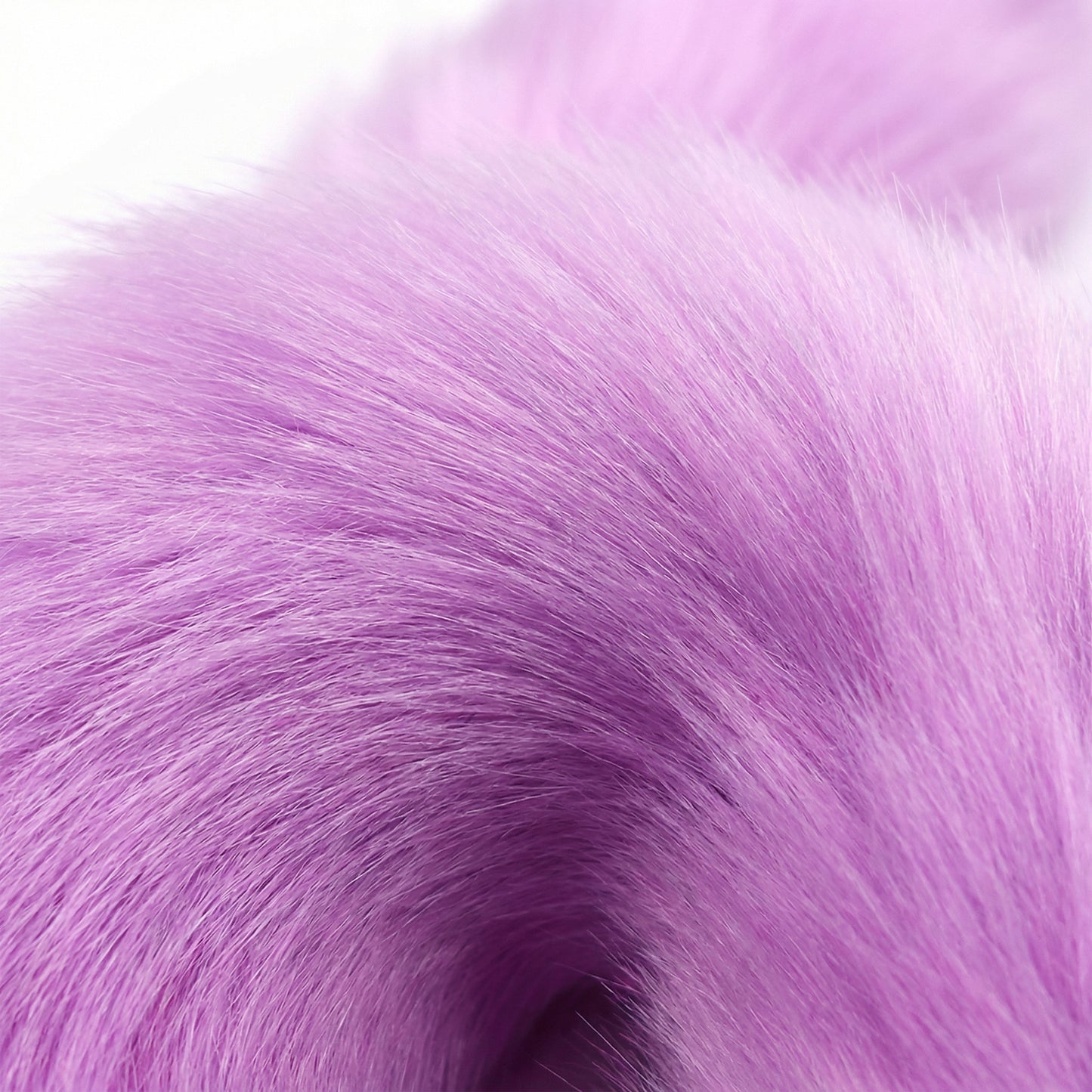 Purple Fox Tail Butt Plug • 18.1 Inch Tail - image 2
