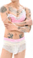 Sissy Lingerie Bra Underwear Set - Pink - 3XL - image 2