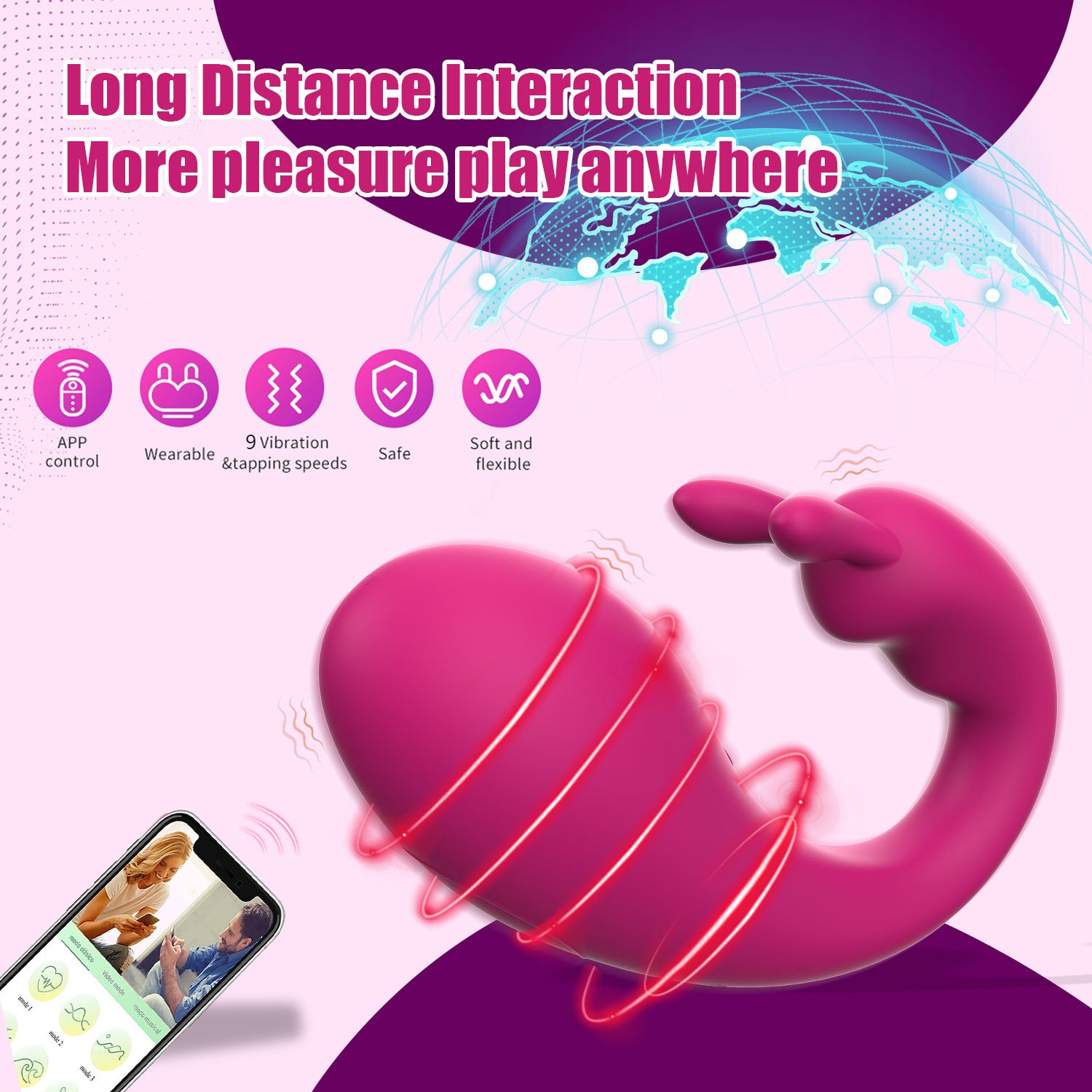 Triple Stimulation 2-in-1 Vibrator - image 8