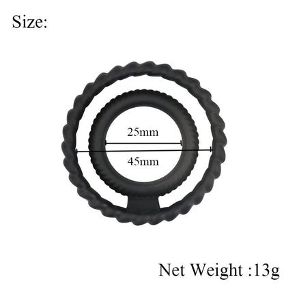 Silicone Versatile Cock Ring Penis - image 3