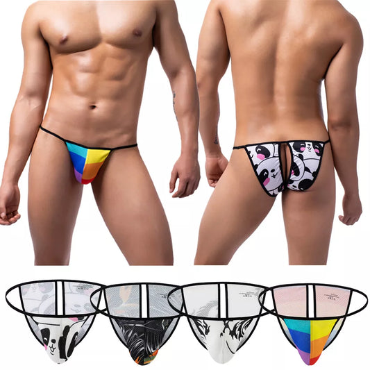 Men's Printed Triangle Low-Rise Briefs - image 0
