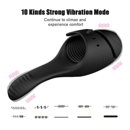Penis Sleeve Stroker Vibrating Masturbator - image 1