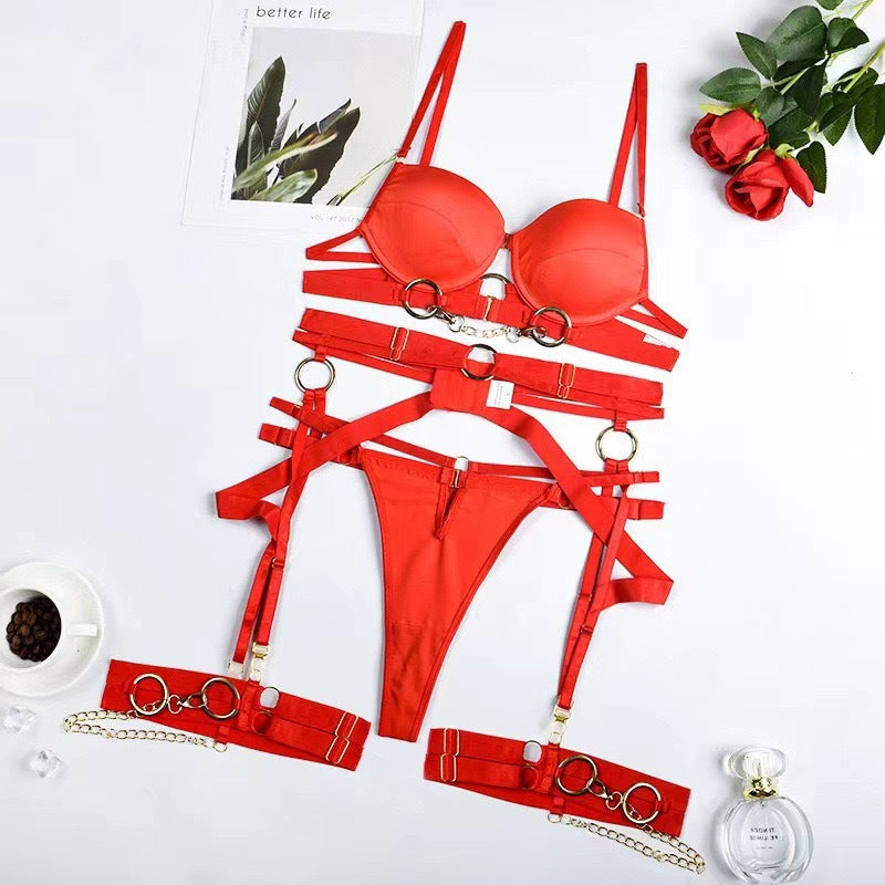 Chain Reaction Bondage Lingerie Set - image 7