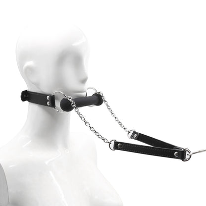 BDSM Mouth Gag With Leash - image 0