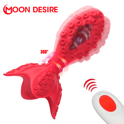 TwirlPulse DuoWave Butt Plug - Red - image 9