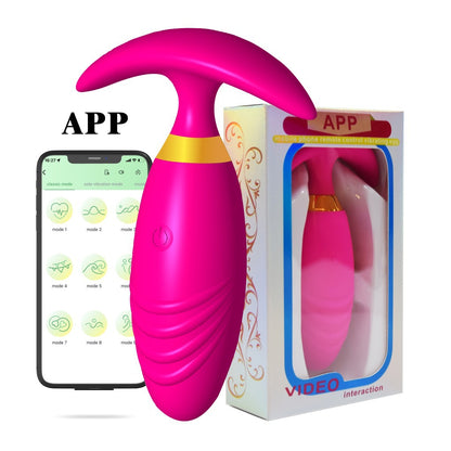 Remote App Control Butt Plug Anal Vibrator - App Control - Red - image 6