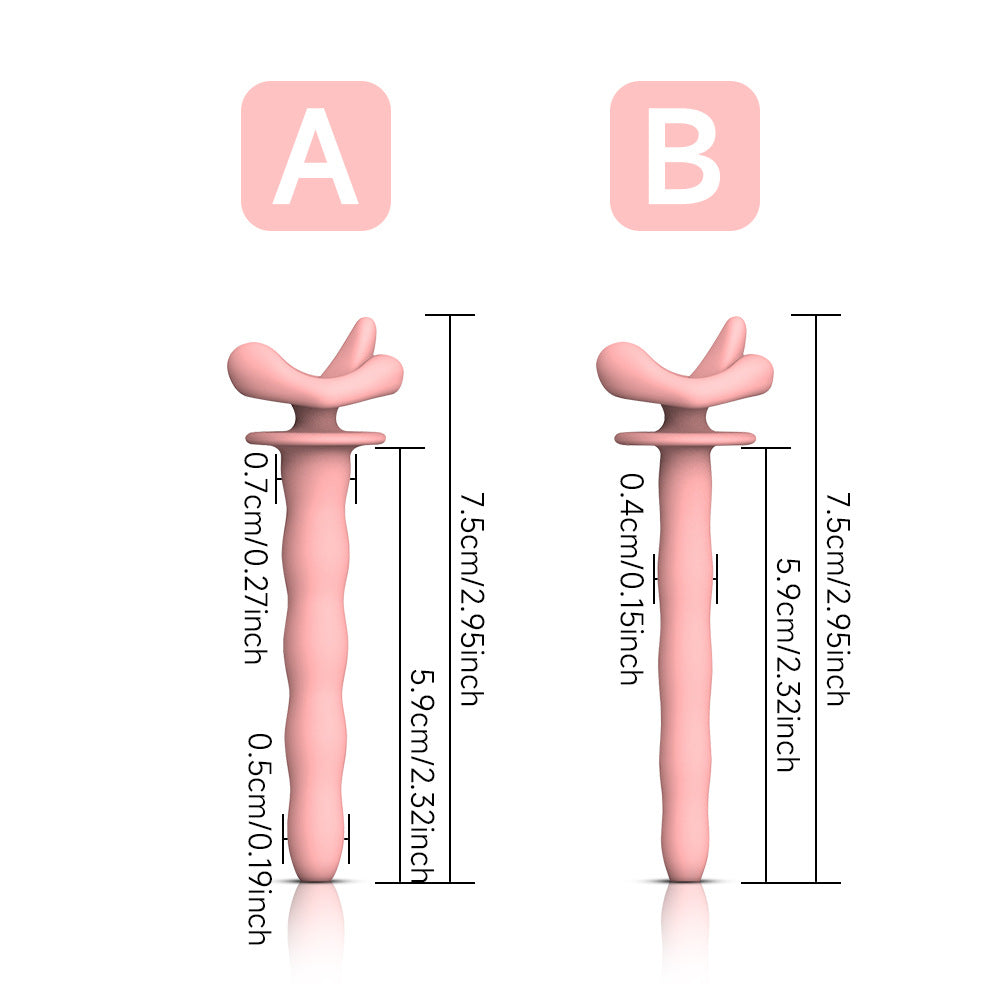 2.95'' Pink Silicone Urethral Plug - image 3