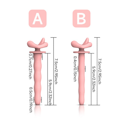 2.95'' Pink Silicone Urethral Plug - image 3
