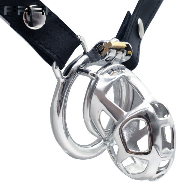 Bondage Cock Cage with Male Chastity Belt - 50mm - image 0