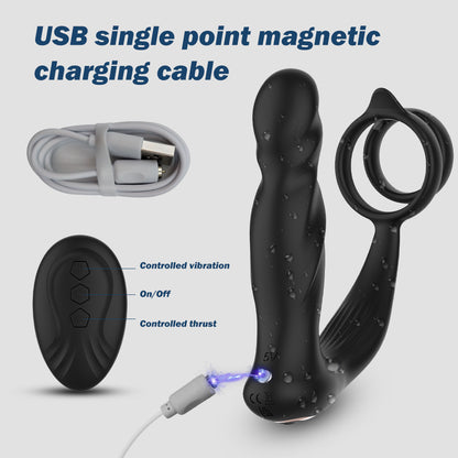 Prostate Stimulation Men's Vibrator With 10  Vibrations - image 5