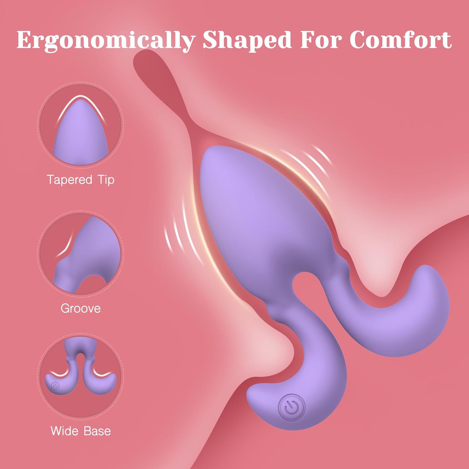 Vibrating Butt Plug with Remote Control G Spot  Clit Stimulation - image 1