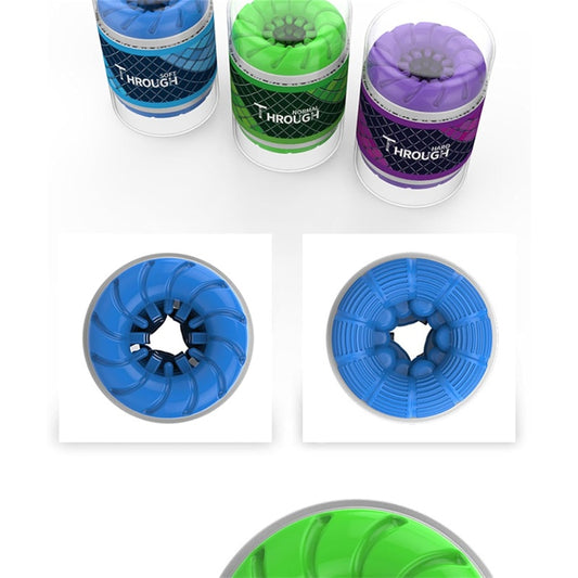 Male Penis Exercise Trainer Triple Texture Masturbation Cup Double Head - image 0