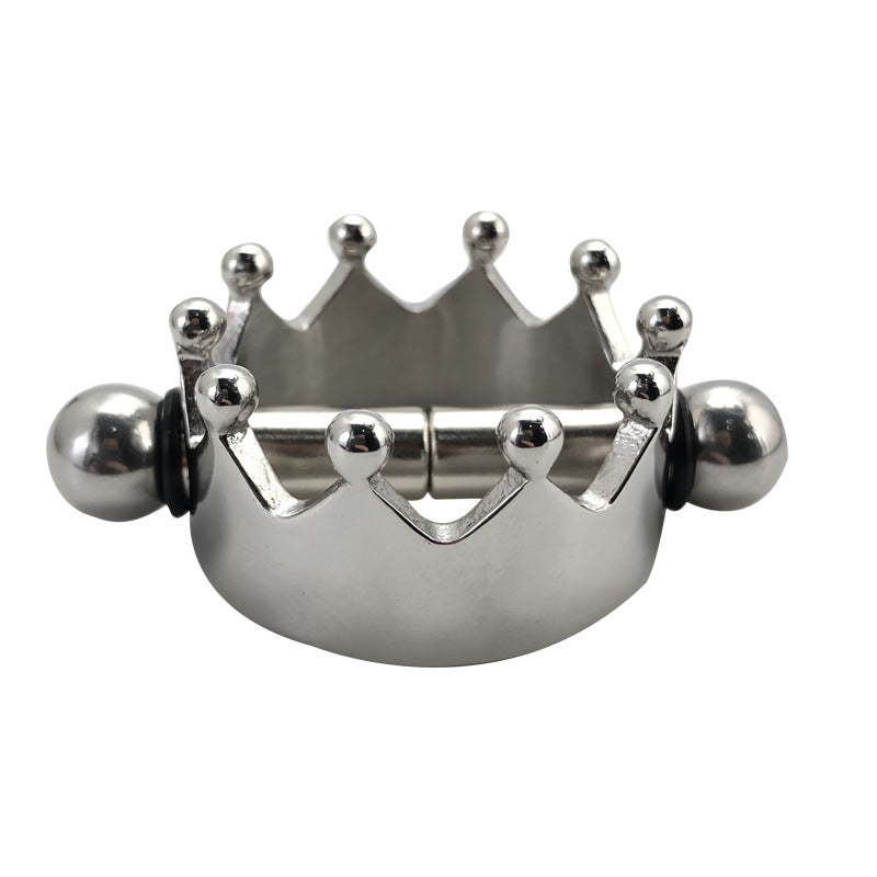Crown Design Magnetic Nipple Clamps - Silver - image 1