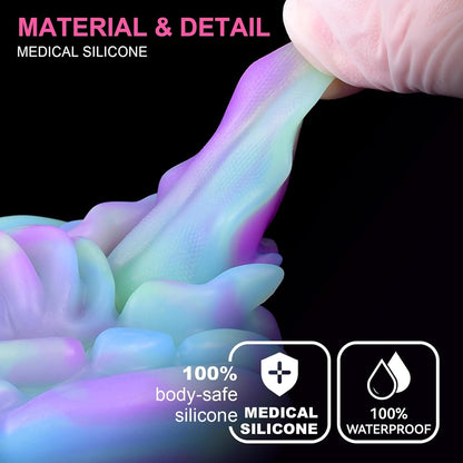 Monster-Inspired Female Grinder – Dual-Action Tongue + Textured Grinding Pad - image 2