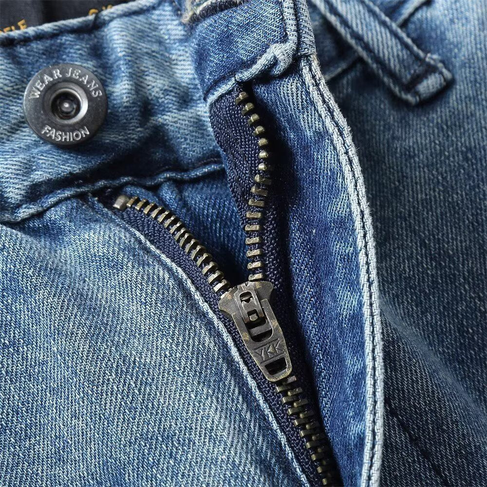 Men's Washed Denim Shorts - image 1
