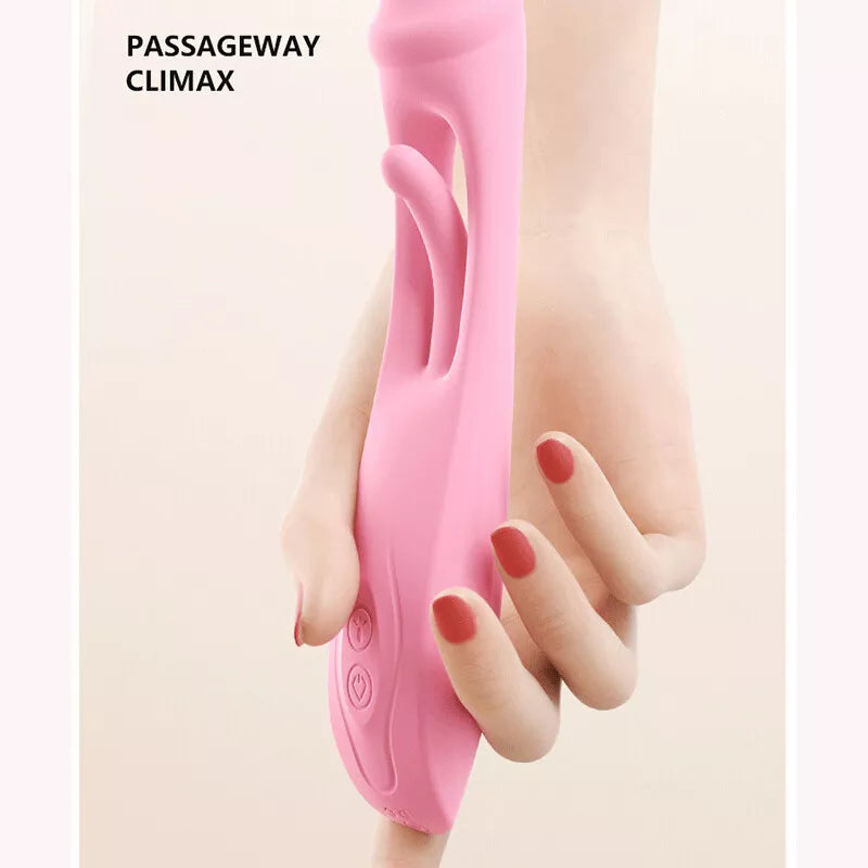 12 Vibration Mods Beating Licking Massager Wand with Leg Strap - image 2