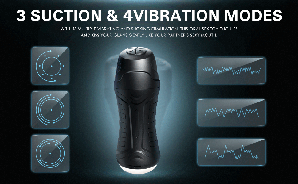 Automatic Vibration & Sucking Male Masturbator  - image 3