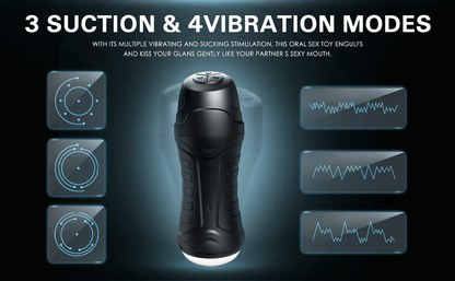 Automatic Vibration & Sucking Male Masturbator  - image 3