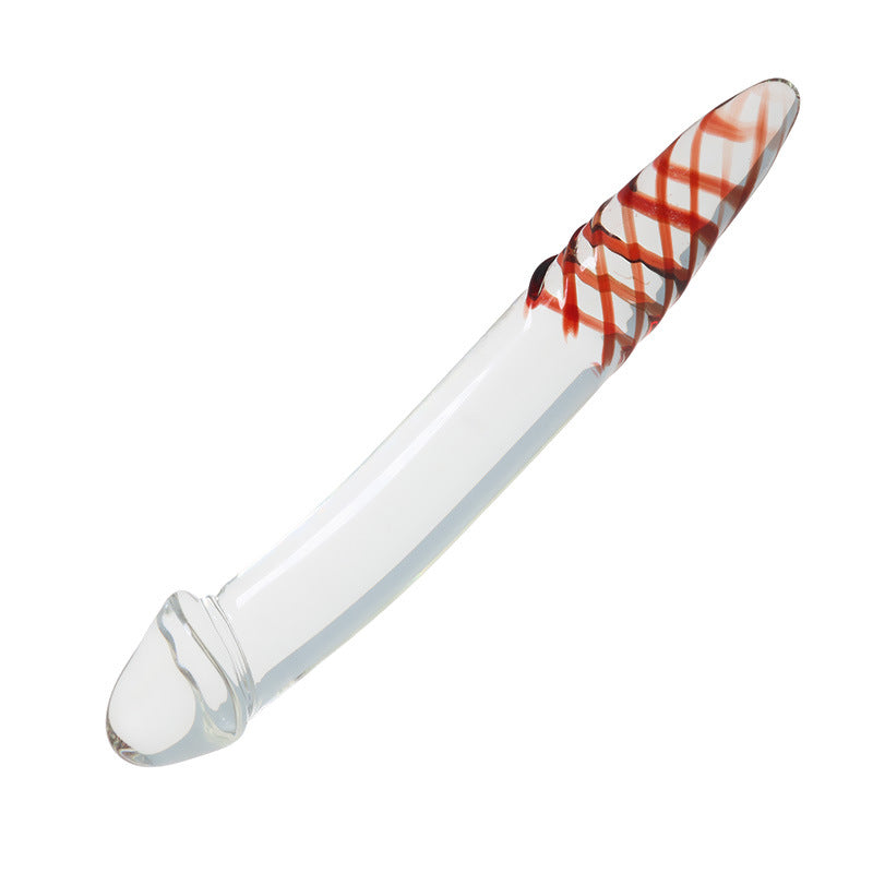 Elegant 9-Inch Glass Dildo with 1.5-Inch Diameter - image 3
