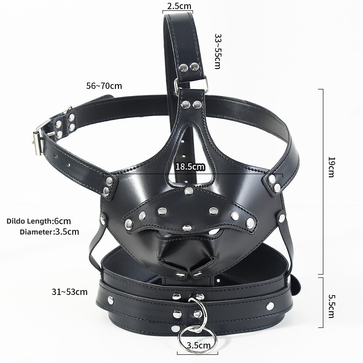 SM Gag Head Mask - image 6