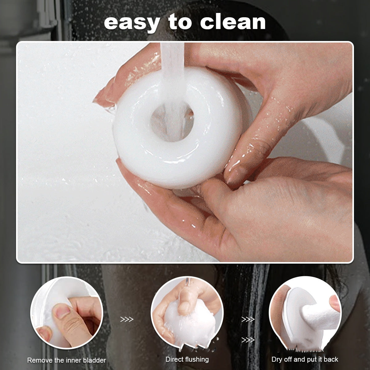 Telescopic 7 Vibration Mode Portable Masturbator Stroker - image 2