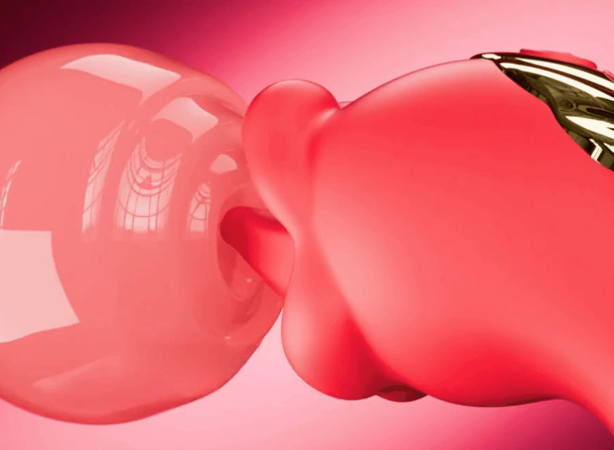 Rose Tongue Clit Licking Dual Vibrator Dildo - image 2