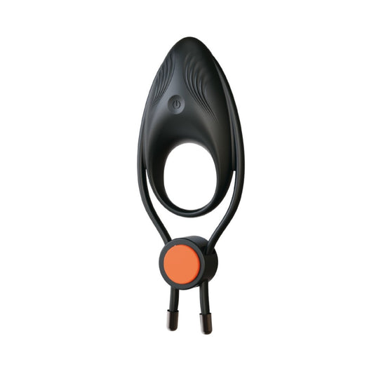 LockJoy 10-Mode Adjustable Vibrating Ring - Black - image 0