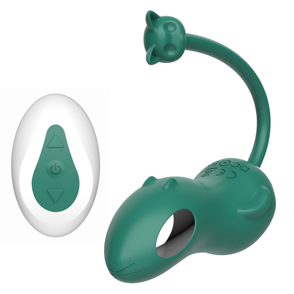 Miki - 10-Speed Capybara Vibrator - Dark Green - image 3