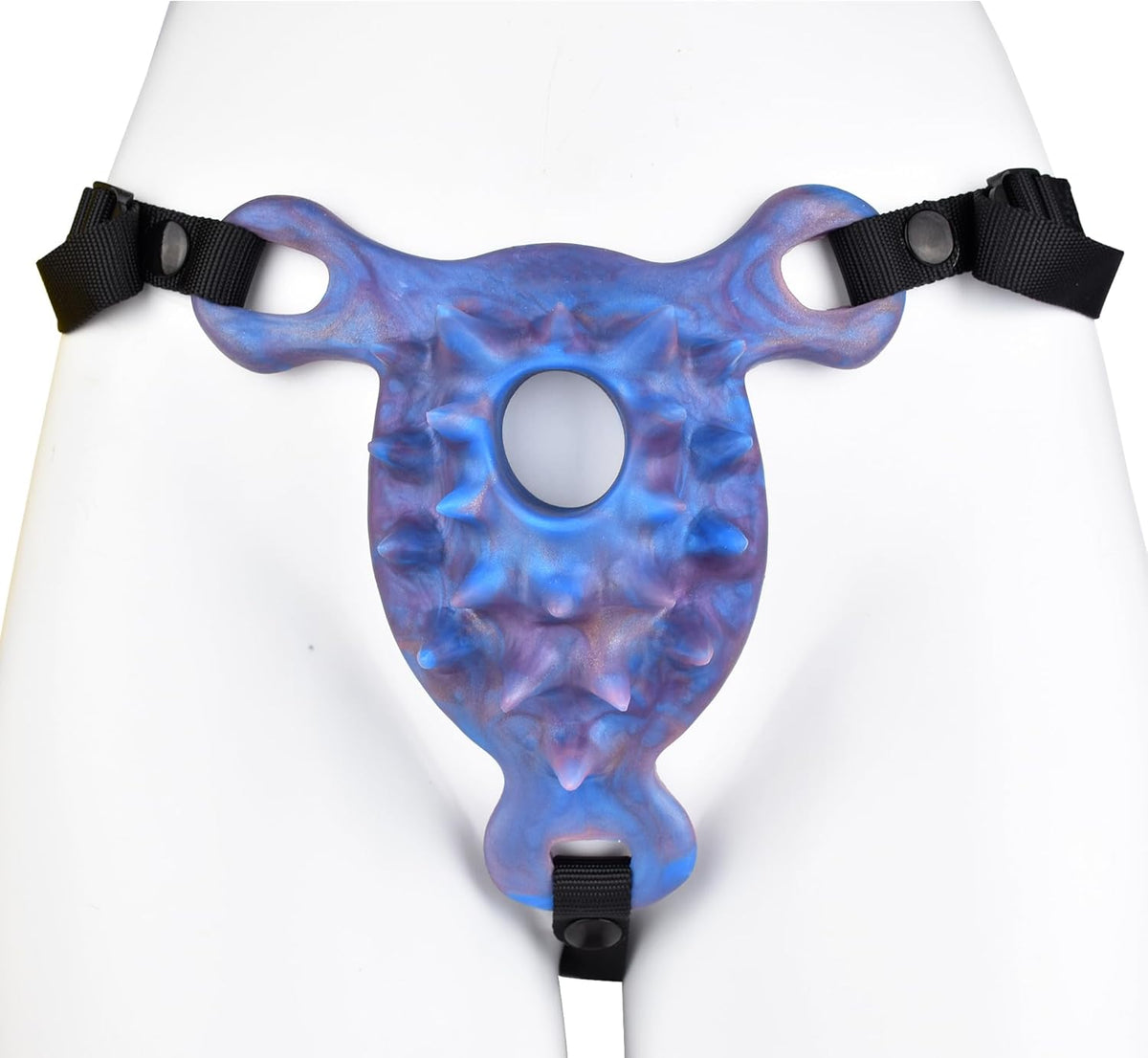 Strap-On Grinding Toy with Hole - Multicolor - image 3