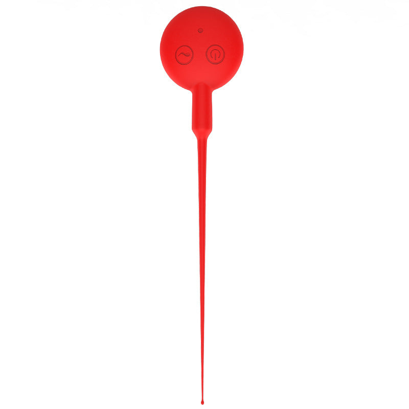 7 Modes USB RECHARGEABLE Urethral Catheter Penis Plug - Red - image 1