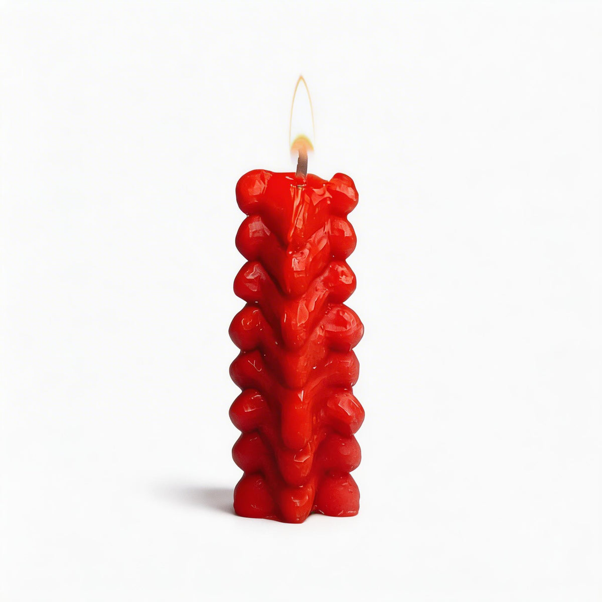 Spine-shaped Scented Candle - Red - image 4