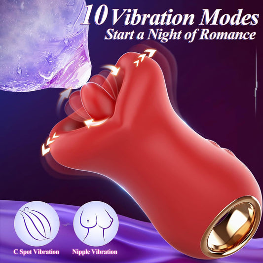 360° Triple-Action Rose Vibrator - image 0