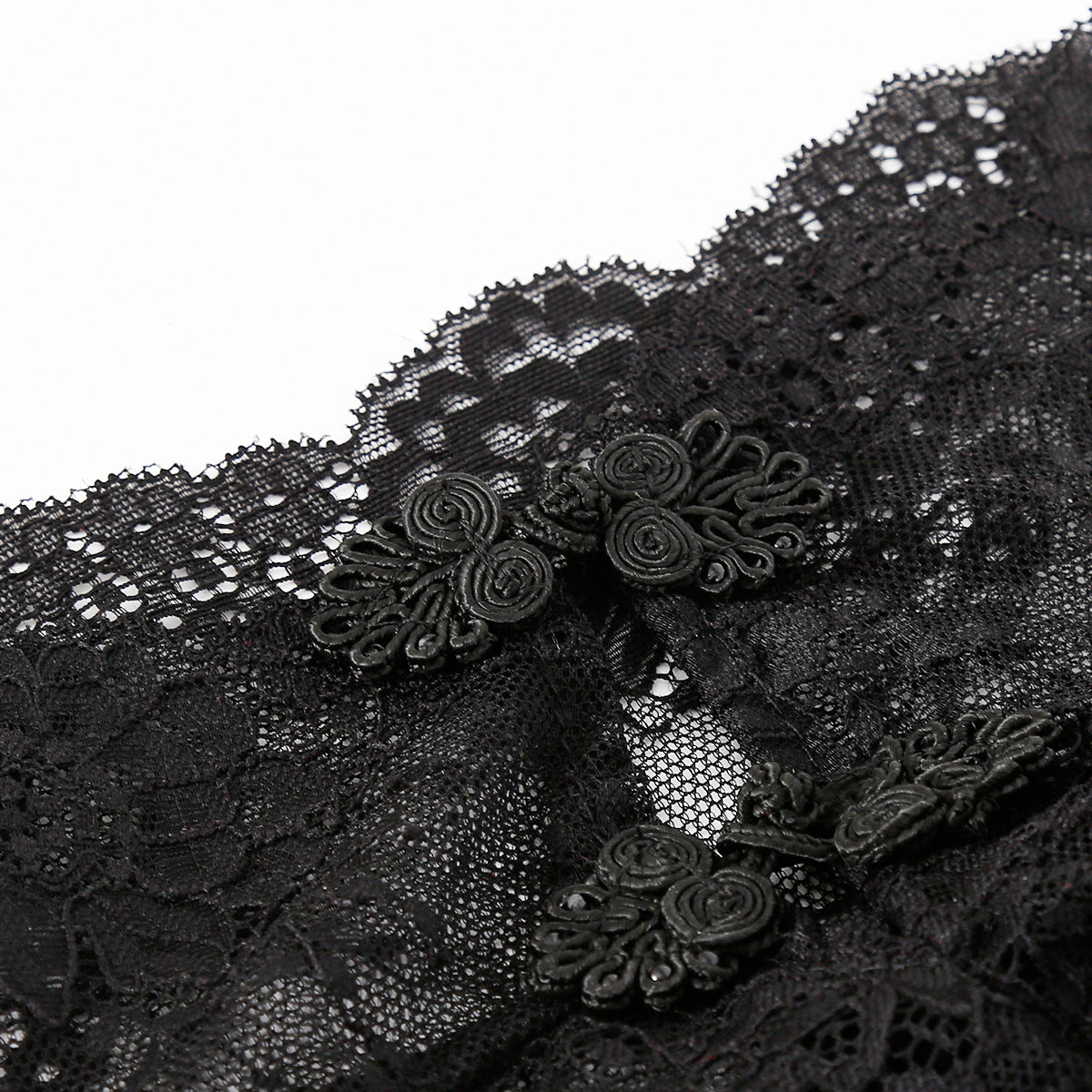 Lace Full Face Masquerade Mask Mesh Headwear - image 5
