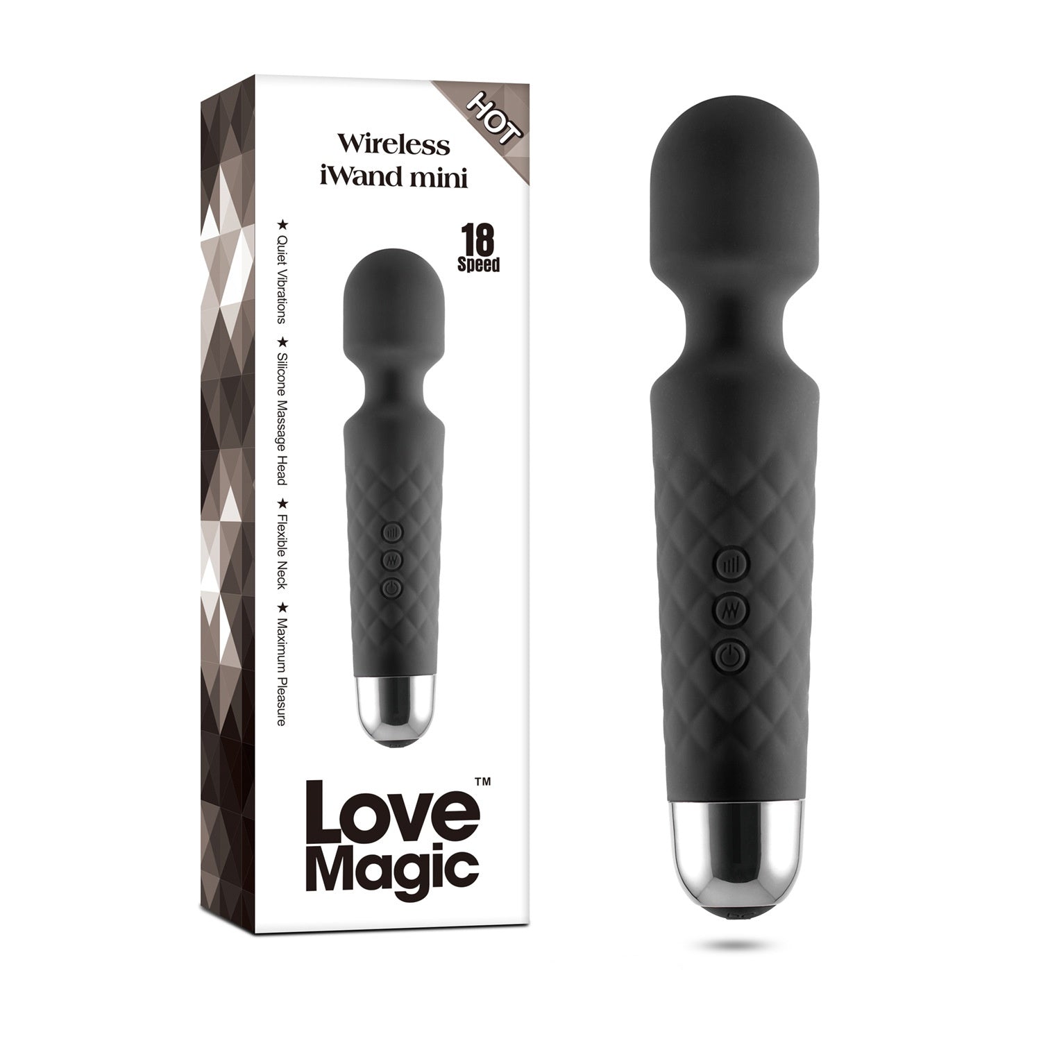 Vibrator Wand Clit Stimulator Vibrators - Black - image 7